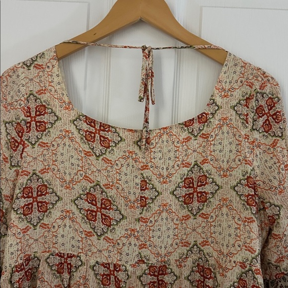 Umgee Bell Sleeves Cream Dress - Picture 3 of 7